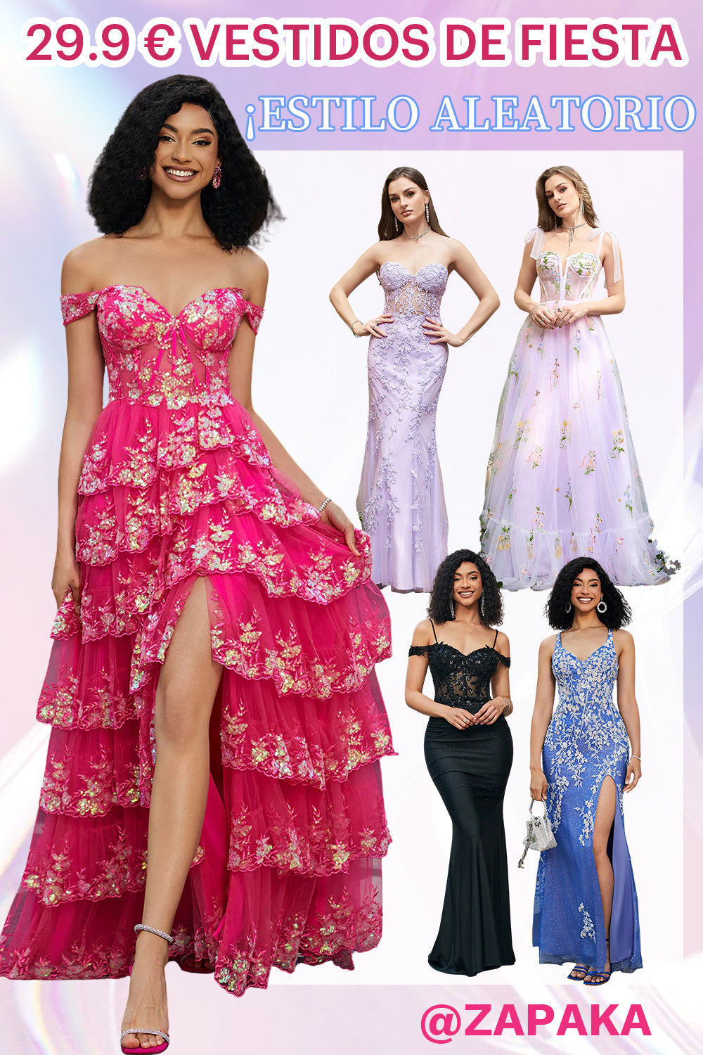 ¡Oferta flash! Vestido de fiesta sorpresa – 29,9 €