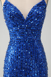 Vestido de cóctel corto con cordones y lentejuelas verdes brillantes