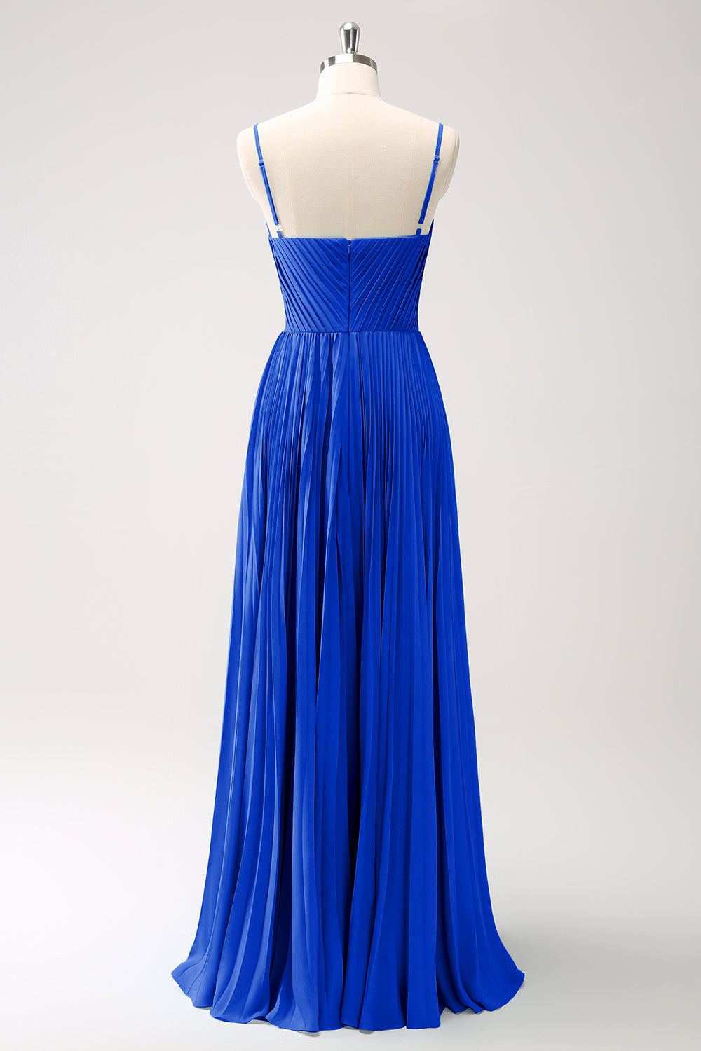 Vestido de dama de honor con tirantes de espagueti Eucalipto