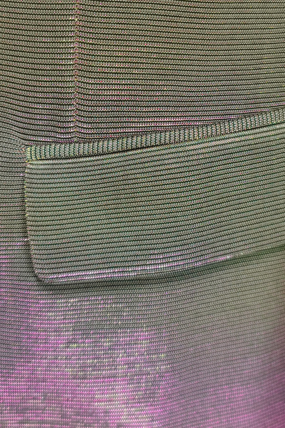 Blazer de fiesta para hombre con solapa con muescas moradas y amarillas