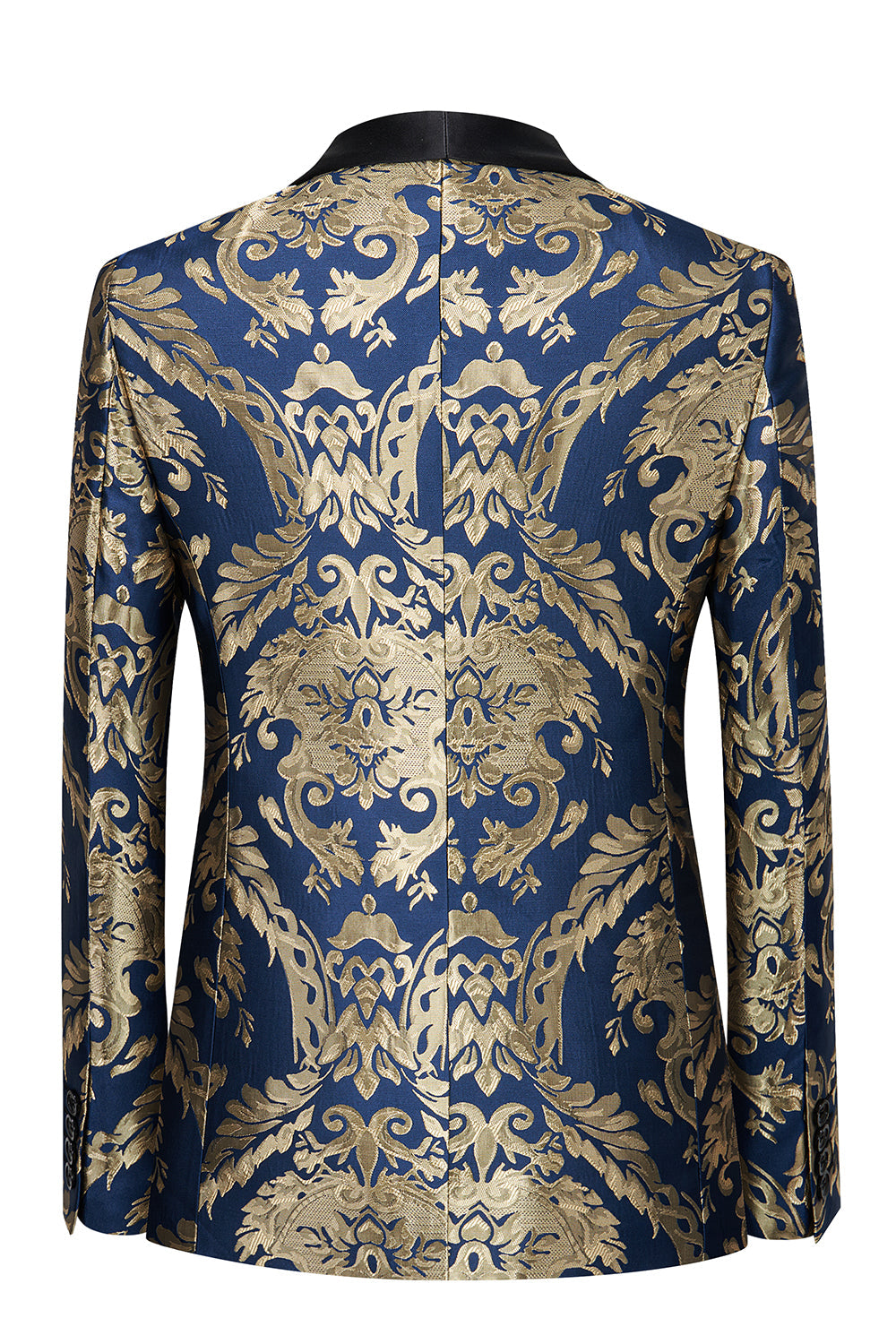 Blazer de fiesta para hombre verde oscuro con bordados