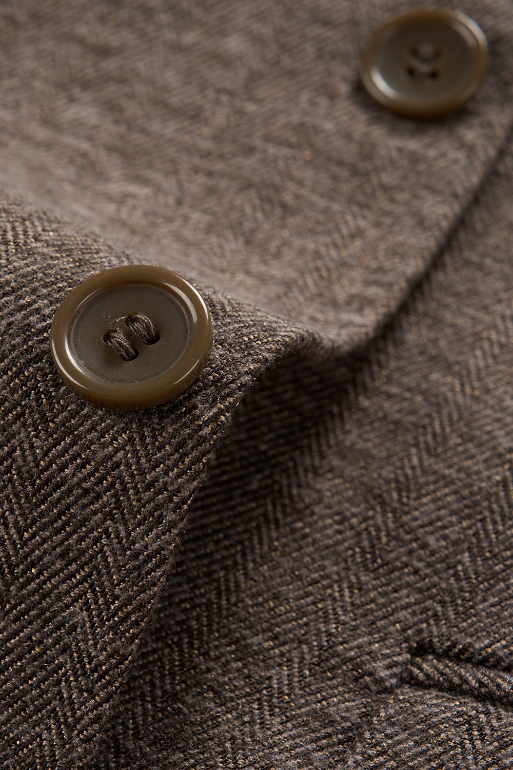 Traje de hombre marrón 3 piezas Traje de padrino de boda slim fit