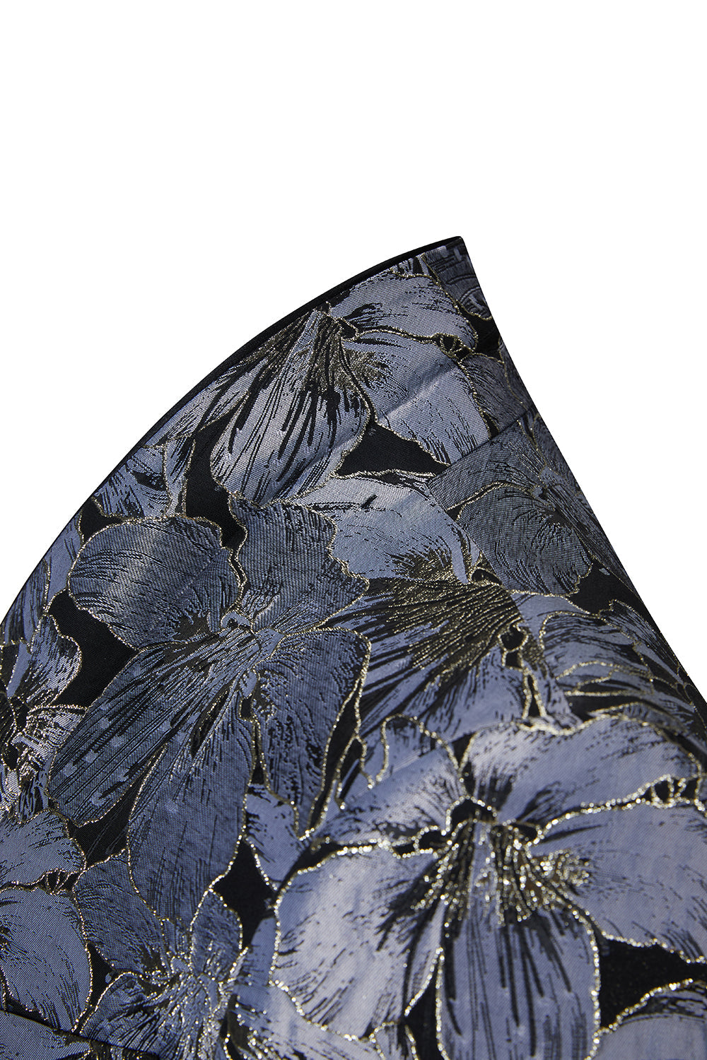 Chal Jacquard Gris Solapa Traje Hombre 2 Piezas