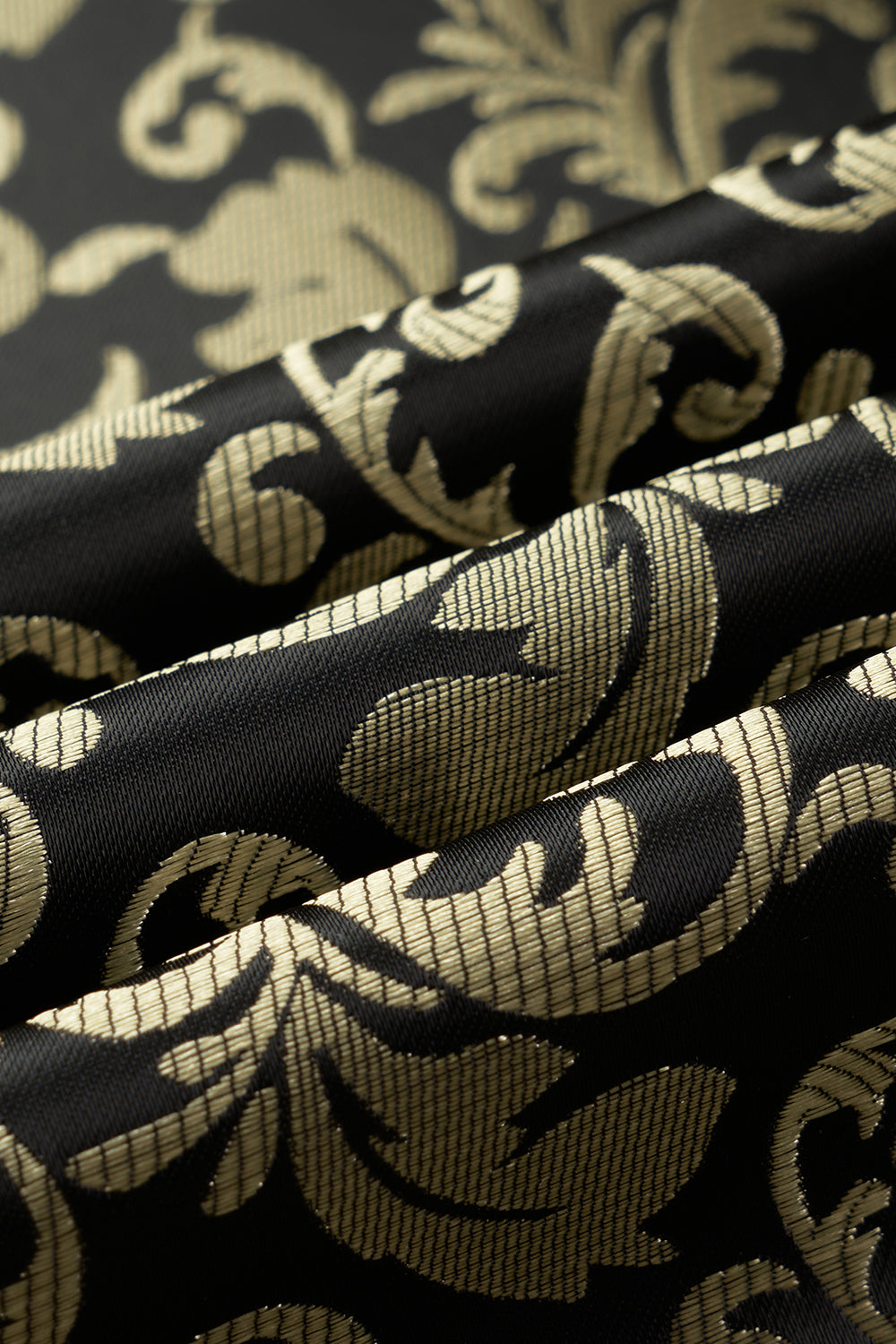 Blazer de hombre con solapa chal de jacquard dorado