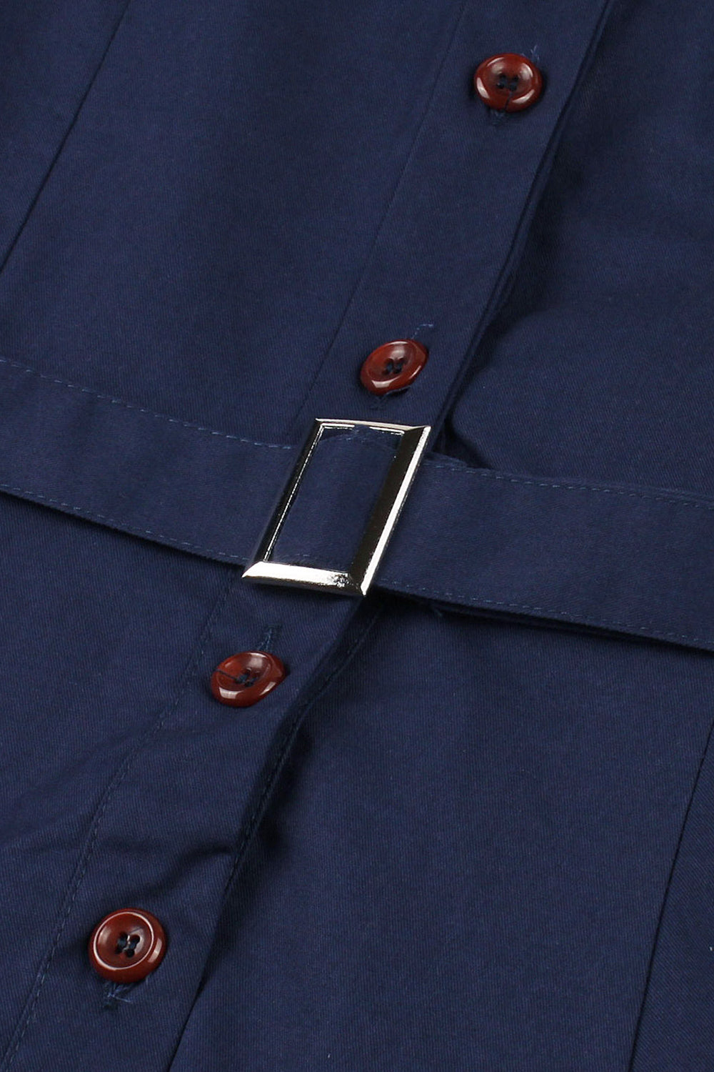 Vestido sencillo burdeos con cuello solapa vintage de la década de 1950