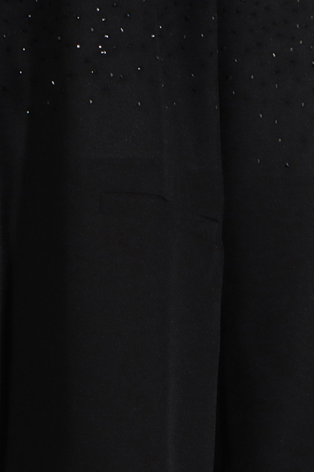 Blazer de mujer con solapa negra con muescas brillantes y abalorios
