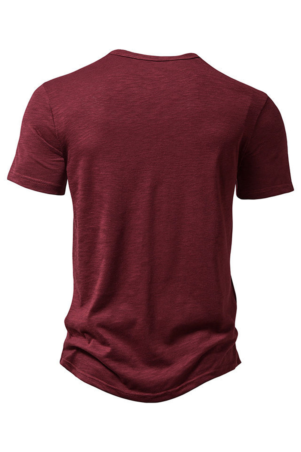 Polo de hombre caqui de cuello redondo regular fit con botón