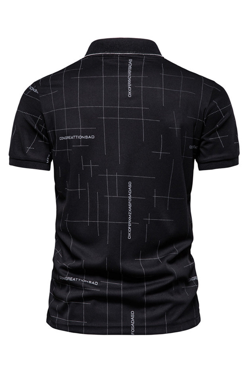 Polo de algodón regular fit blanco para hombre