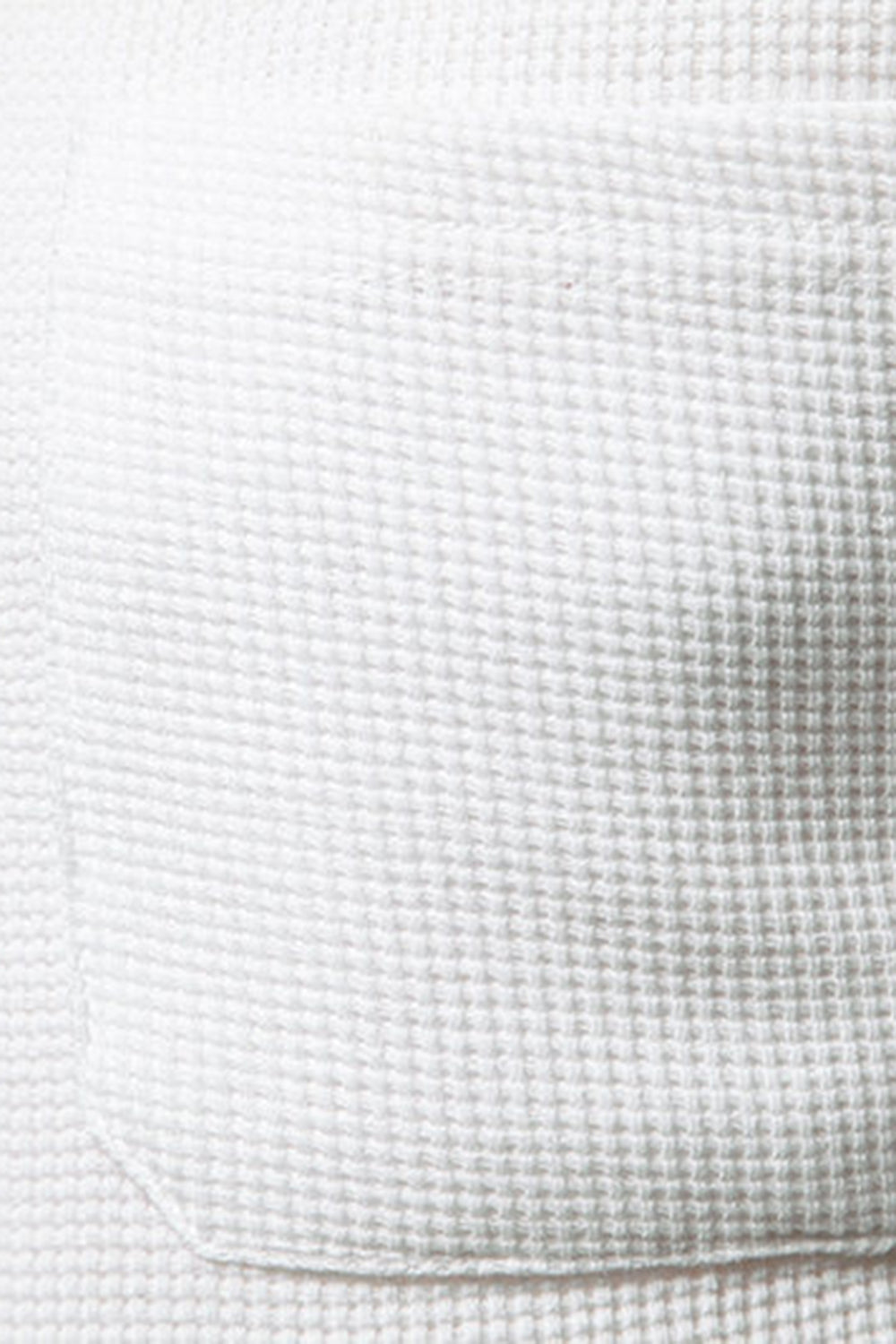 Camisa de punto blanco de algodón y cuello redondo de manga corta para hombre