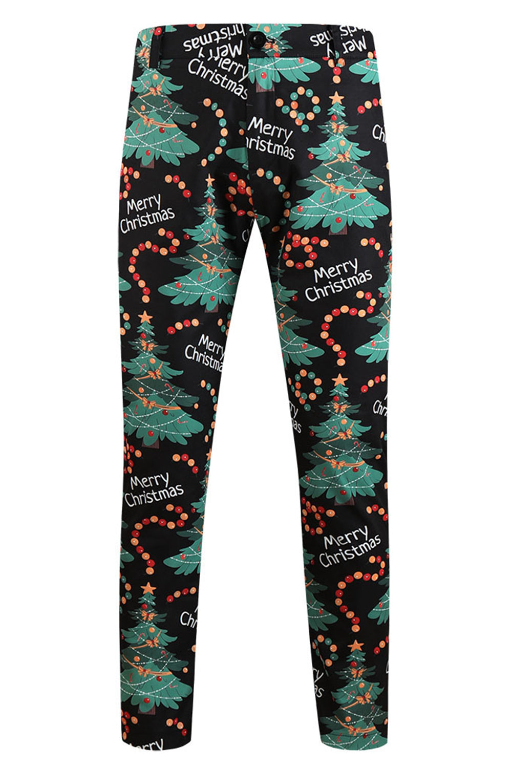 Traje de hombre de 3 piezas verde oscuro para la fiesta de Navidad