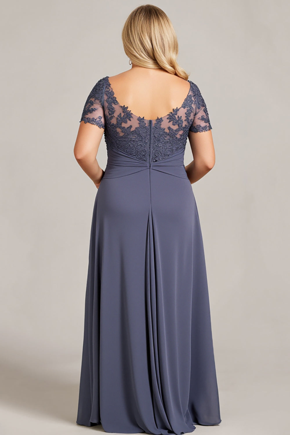 Twilight Chiffon Lace Talla Grande Madre de la Novia Vestido
