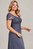 Twilight Chiffon Lace Talla Grande Madre de la Novia Vestido