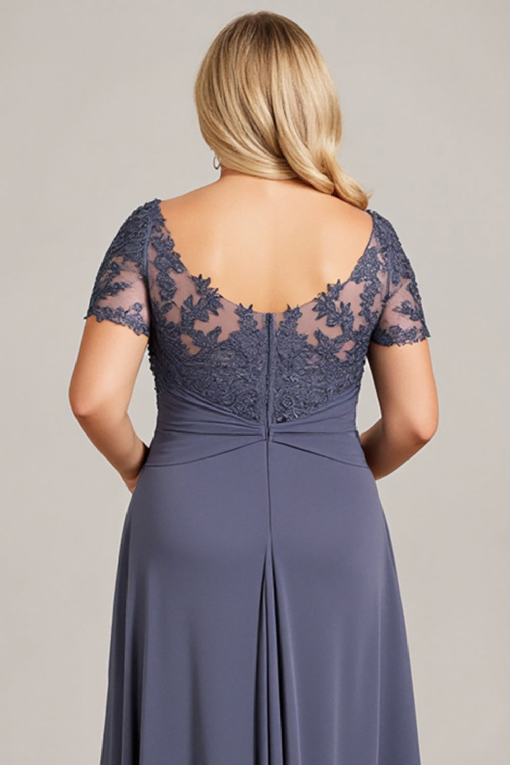 Twilight Chiffon Lace Talla Grande Madre de la Novia Vestido