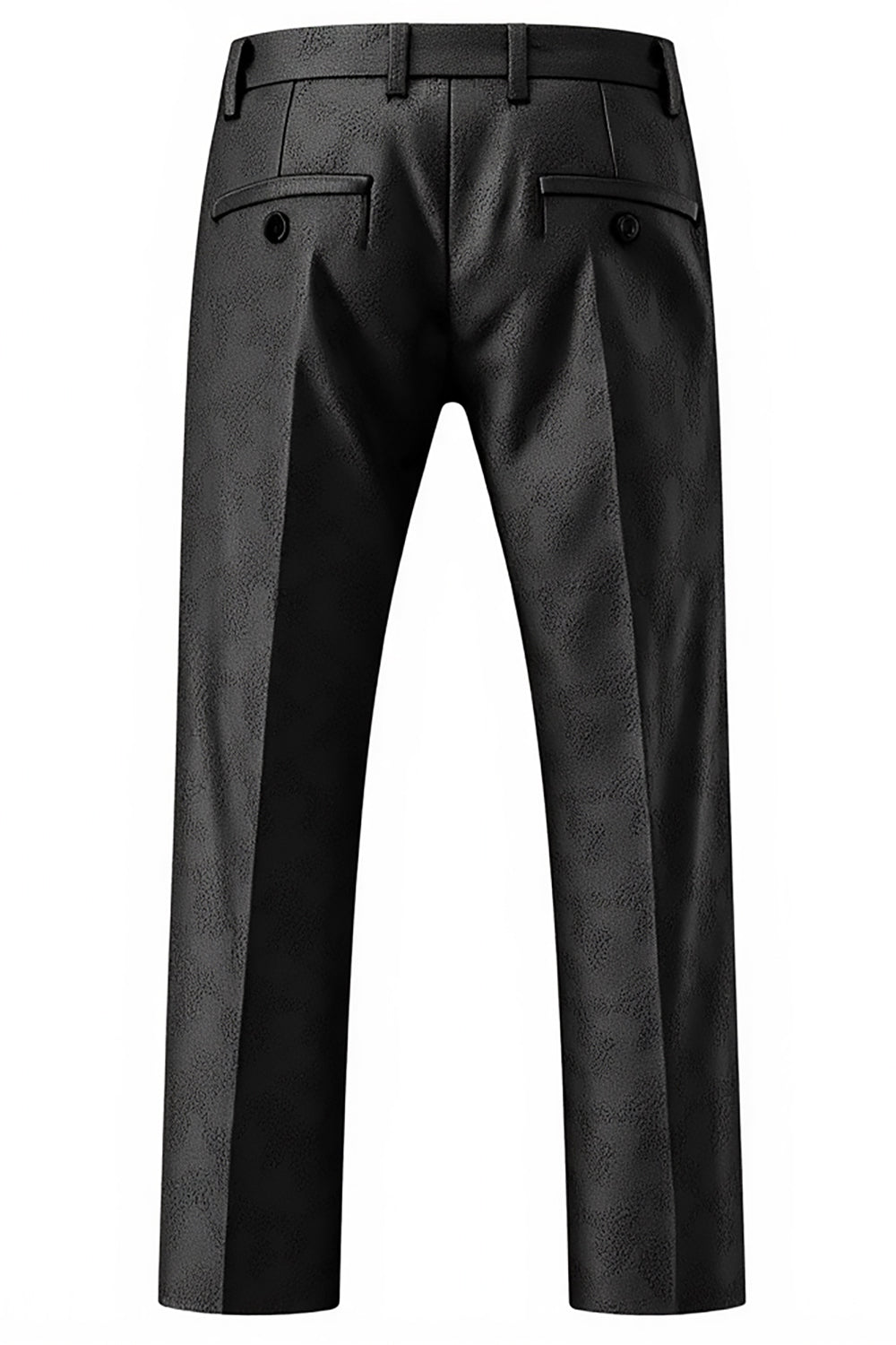 Traje de fiesta de 3 piezas con solapa de chal negro para hombre