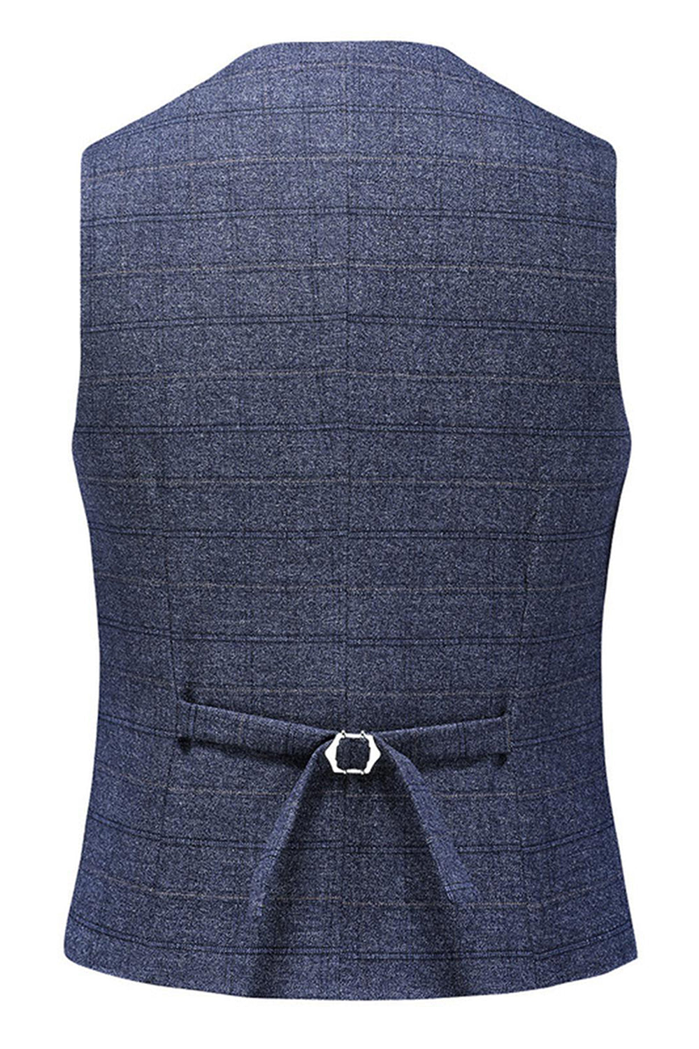 Trajes de fiesta de 3 piezas para hombre con solapa de cuadros a cuadros para hombre