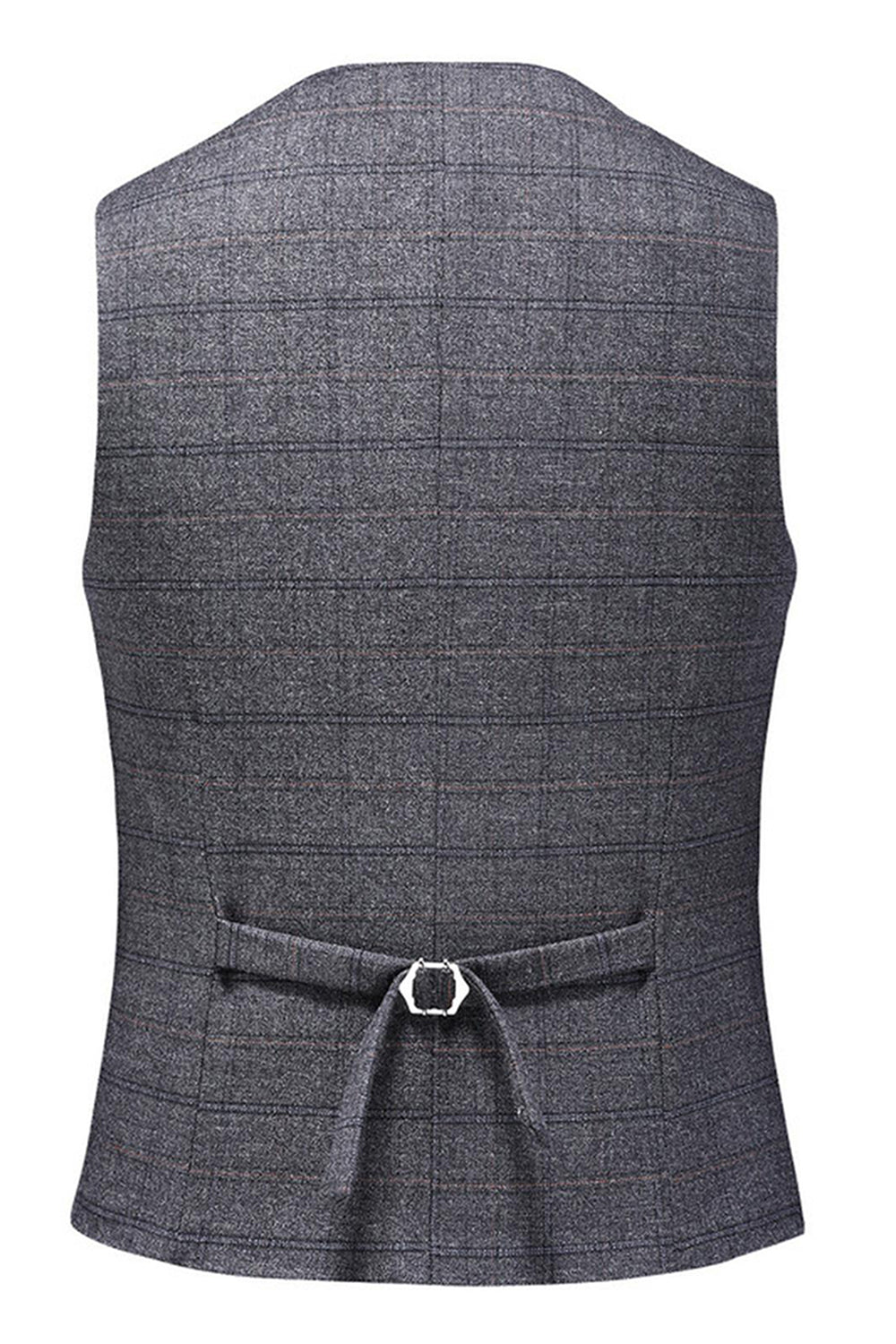 Trajes de fiesta de 3 piezas para hombre con solapa de cuadros a cuadros para hombre