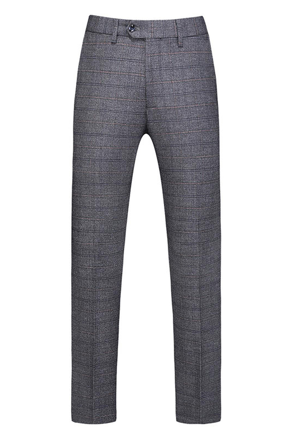 Trajes de fiesta de 3 piezas para hombre con solapa de cuadros a cuadros para hombre