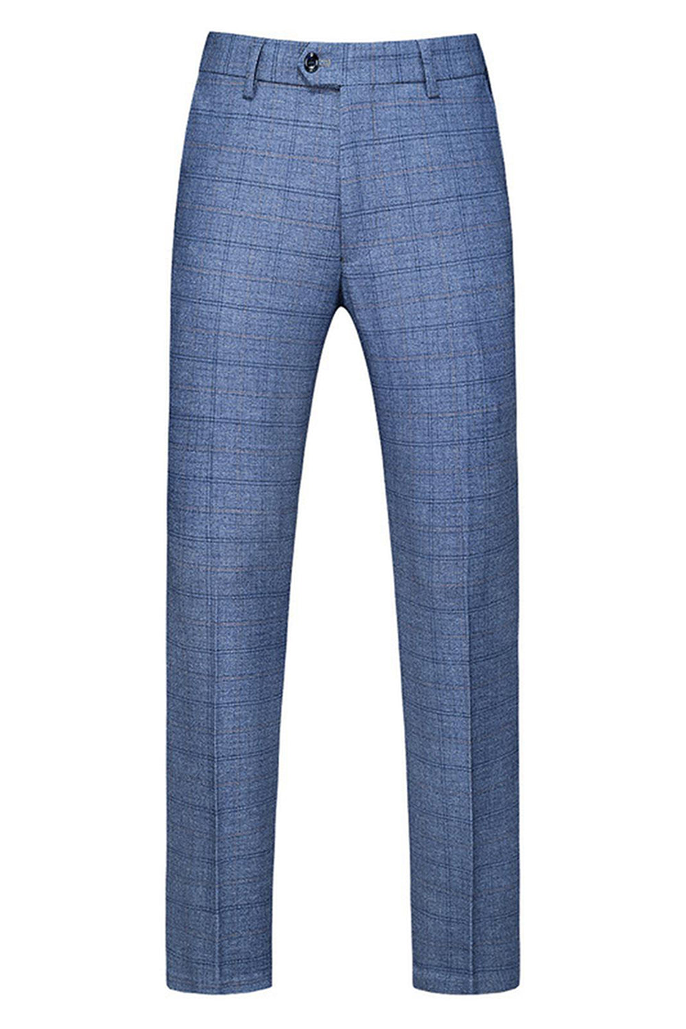 Trajes de fiesta de 3 piezas para hombre con solapa de cuadros a cuadros para hombre