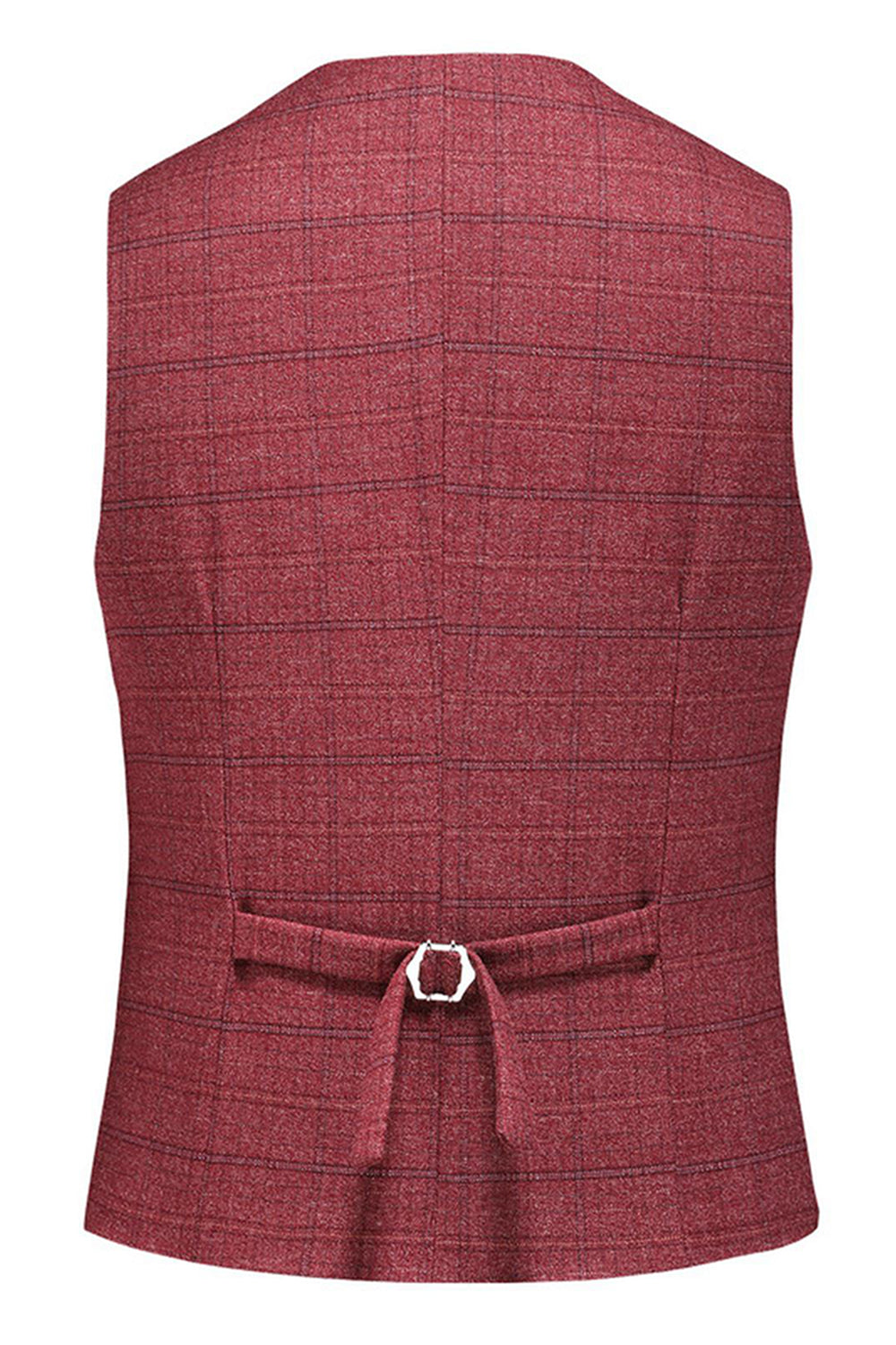 Trajes de fiesta de 3 piezas para hombre con solapa de cuadros a cuadros para hombre