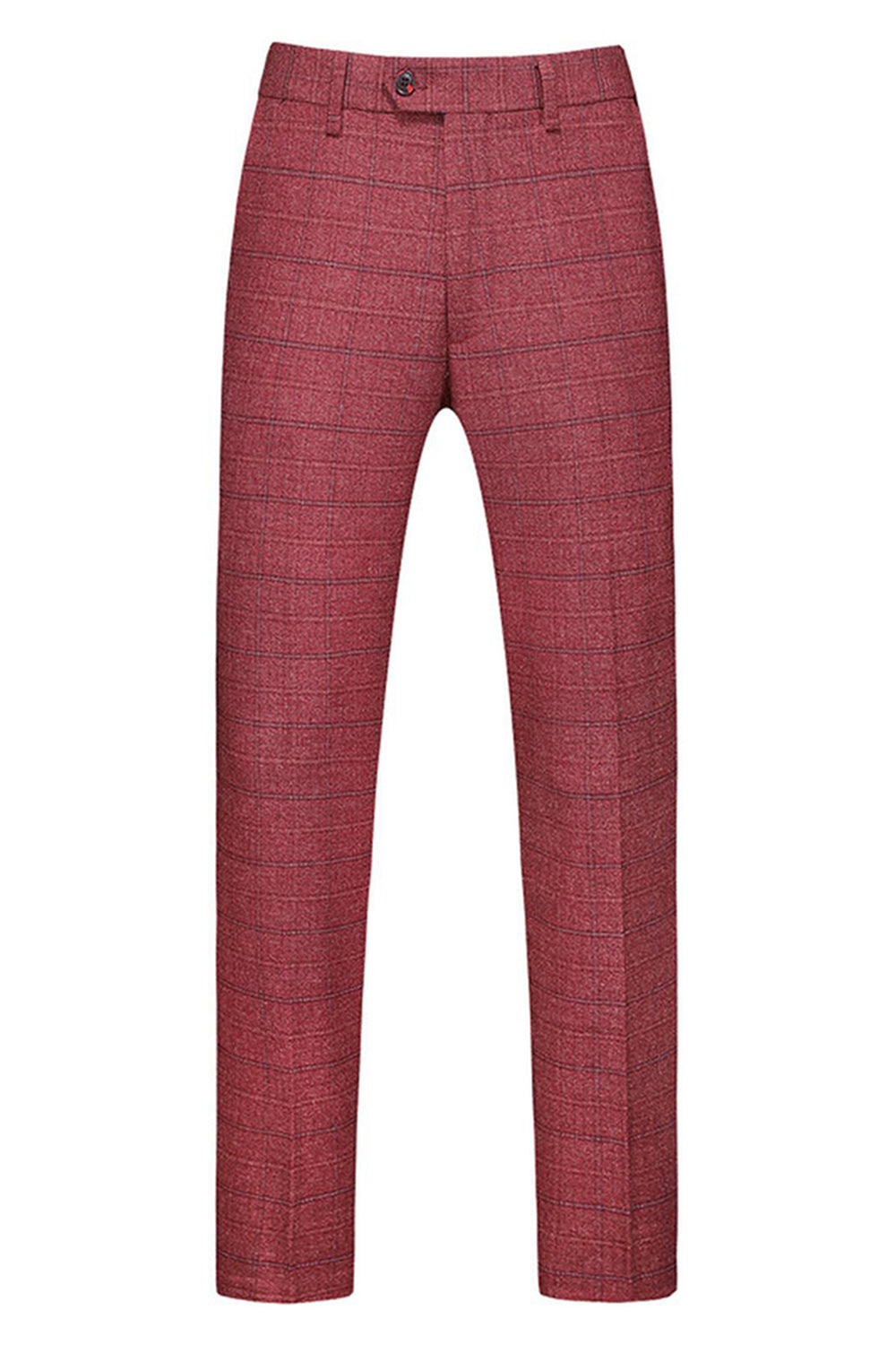 Trajes de fiesta de 3 piezas para hombre con solapa de cuadros a cuadros para hombre