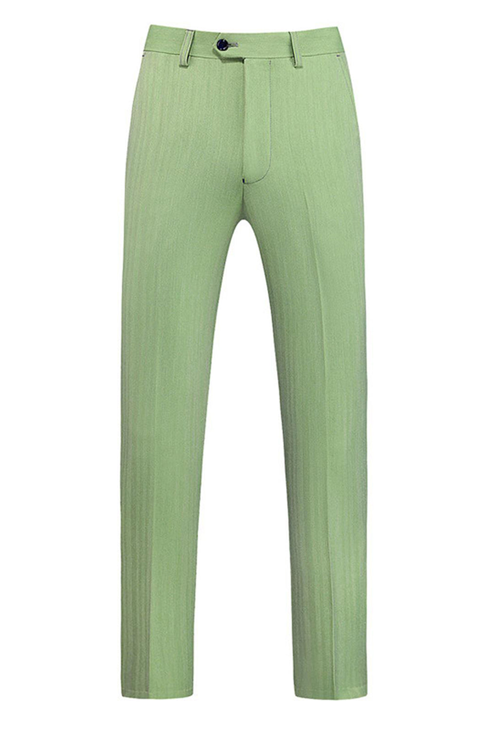 Solapa con muescas verde claro 3 piezas Trajes formales para hombre