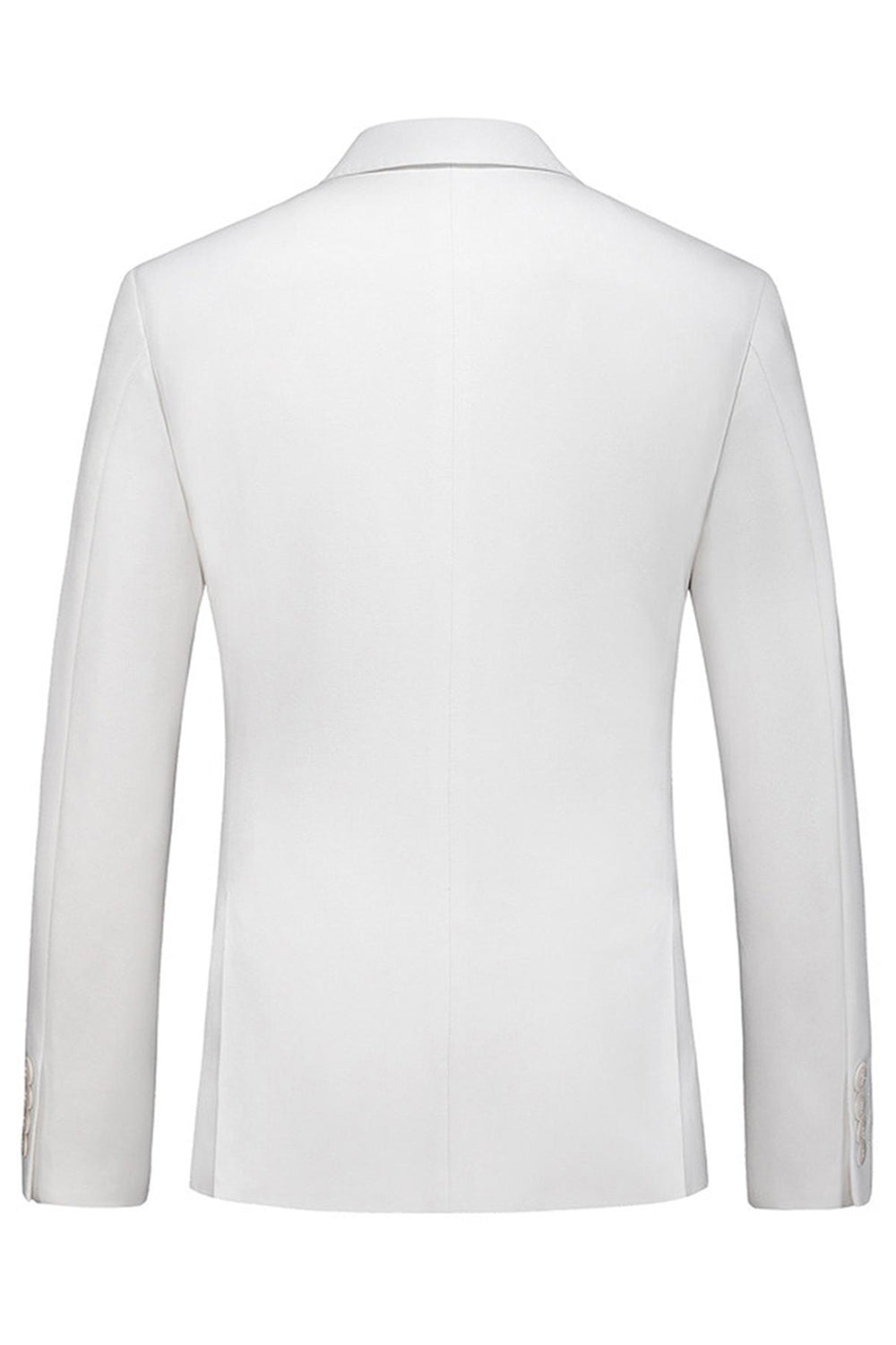 Solapa de pico negro 3 piezas Trajes de fiesta de satén para hombre