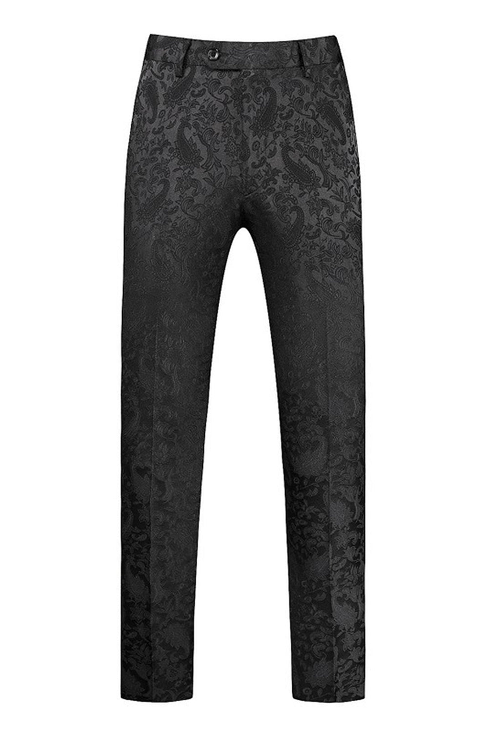 Trajes de fiesta para hombres de 2 piezas con solapa de chal negro