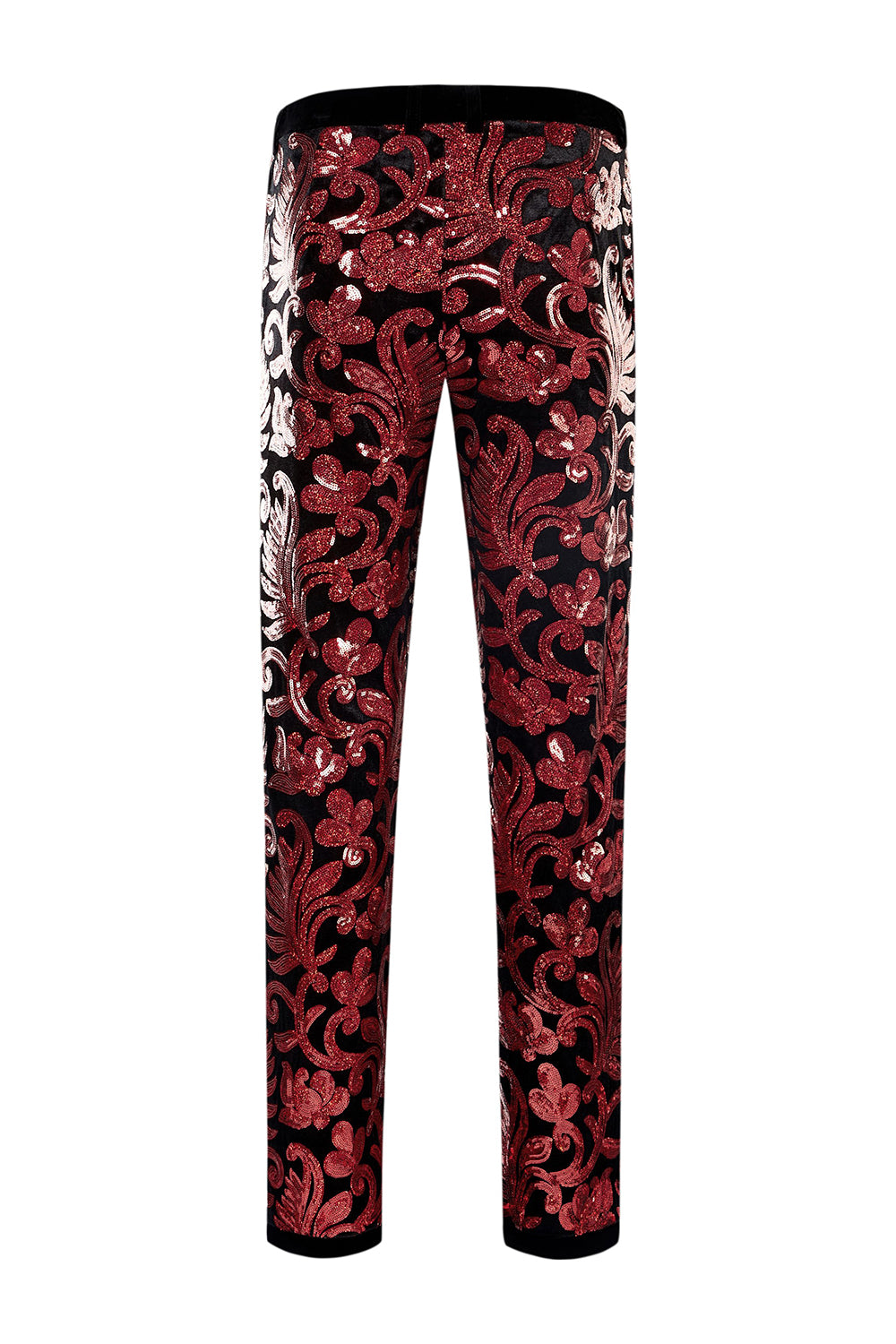 Azul Real Lentejulas 2 Piezas Trajes Masculinos