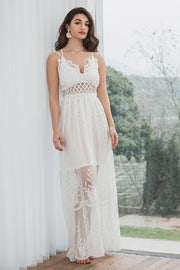 Tirantes finos Encaje Vestido Blanco