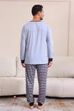 Conjunto de pijama familiar gris Happy Halloween