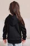 Sudaderas familiares de Halloween con capucha Black Skeleton