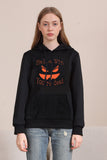 Sudaderas familiares con capucha Evil Black Pumpkin