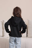 Sudaderas familiares con capucha Evil Black Pumpkin