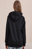 Sudaderas familiares de Halloween con capucha Black Devil Pumpkin Print