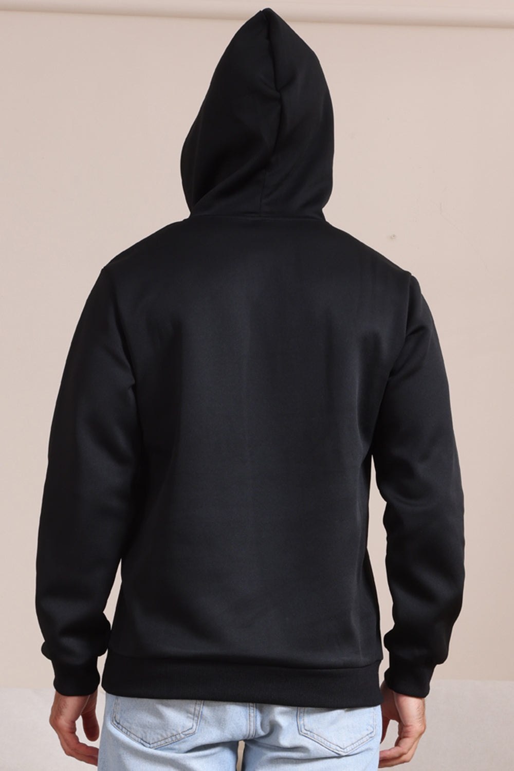 Sudaderas familiares con capucha con estampado de texto de Halloween negro