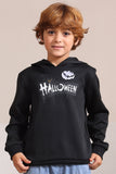 Sudadera con capucha de disfraz familiar de Halloween negro