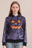 Disfraz familiar con capucha gris de Halloween Pumpkin Pattern