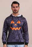 Disfraz familiar con capucha gris de Halloween Pumpkin Pattern