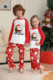 Pijamas de Navidad a juego con estampado de Santa Claus rojo