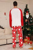 Pijamas de Navidad a juego con estampado de Santa Claus rojo