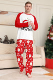 Pijamas de Navidad a juego con estampado de Santa Claus rojo