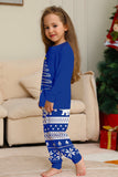 Pijamas de Navidad a juego de manga larga con árbol estampado rojo