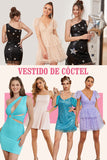 Rebajas Por Tiempo Limitado Para Vestidos de Cóctel (1 Pieza - Estilo y Color Aleatorios)