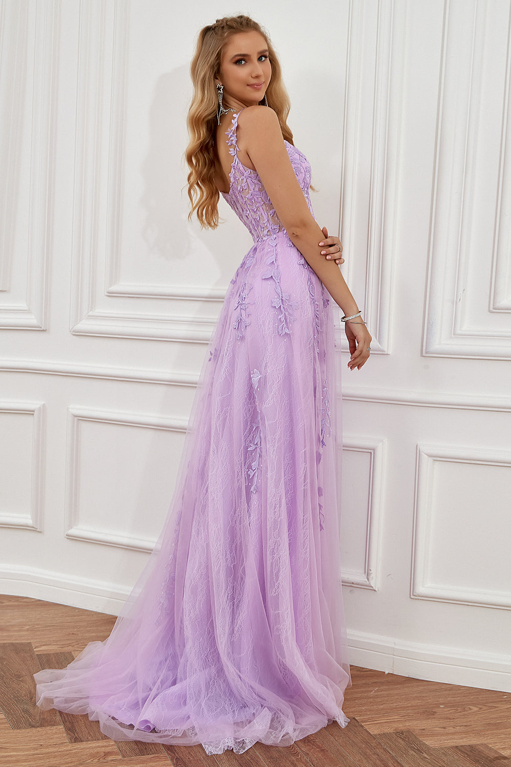 Tirantes de Espagueti Rosa Vestido de Fiesta
