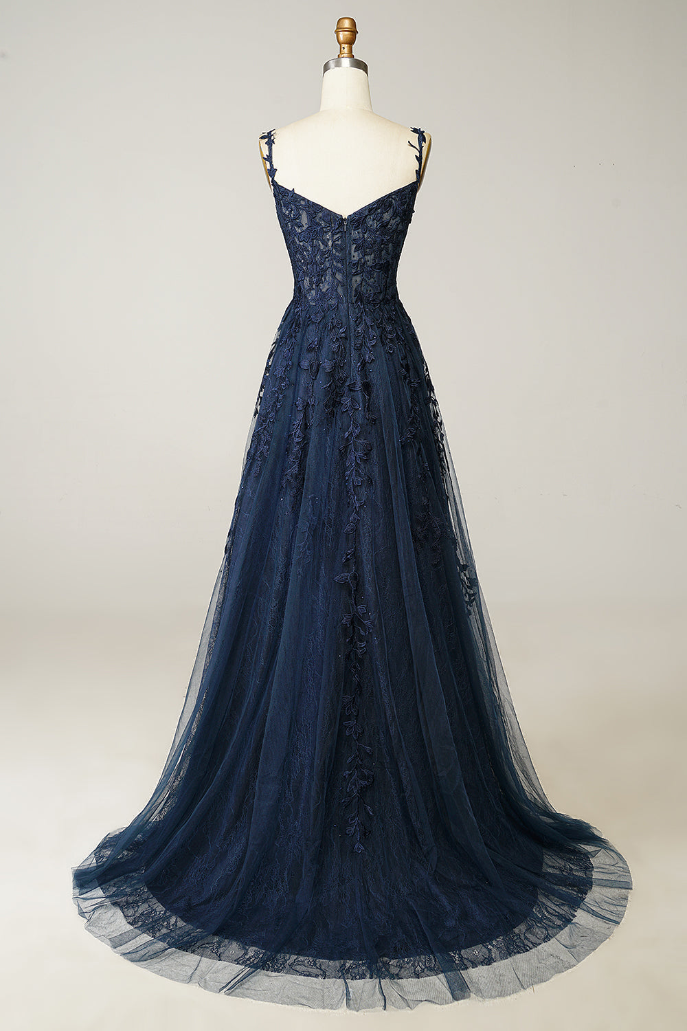 Vestido de fiesta largo púrpura fuera del hombro con apliques