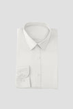 Camisa blanca de manga larga para hombres