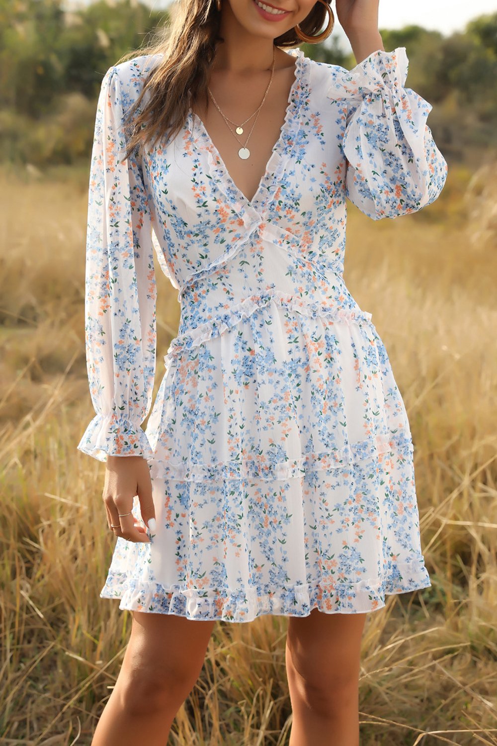 Volantes vestido de Boho