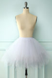 Falda blanca de baile de Halloween