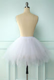 Falda blanca de baile de Halloween