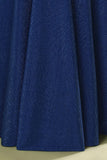 Vestido de fiesta largo azul real